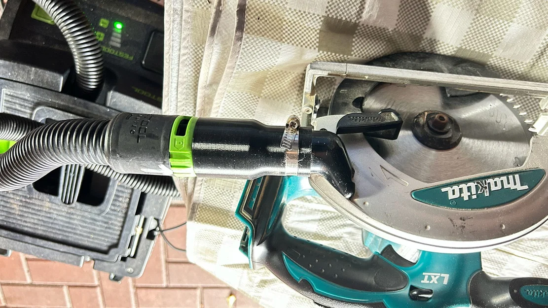 Bộ chuyển đổi ống hút bụi máy cưa Makita sang máy hút Festool 3D - Image 3