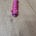 Mô hình chú sâu Flexi Caterpillar linh hoạt - Móc khóa dễ thương - Thumbnail 2