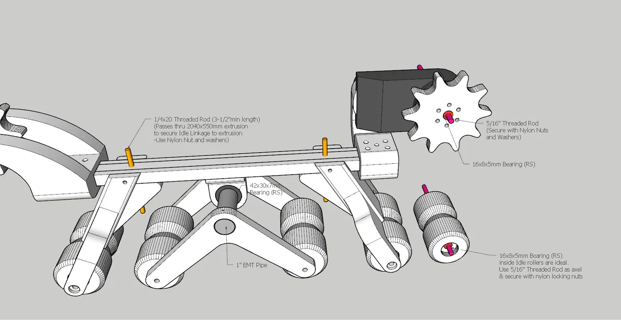 Băng xích xe tăng M2 (Center Drive) - Image 6
