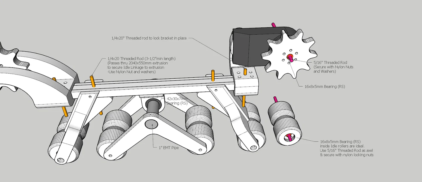 Băng xích xe tăng M2 (Center Drive) - Image 7