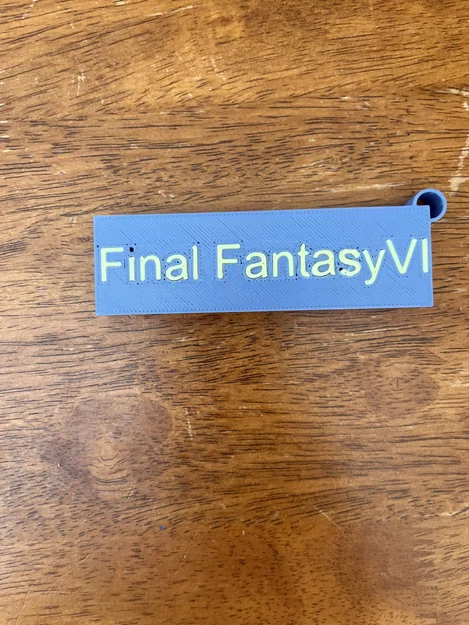 Móc khóa Final Fantasy 6 (FF6) snap-in - Image 1