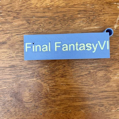 Móc khóa Final Fantasy 6 (FF6) snap-in