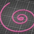 Khung treo trang trí hình xoắn ốc Spiral mobile frame (In 3D) - Thumbnail 1