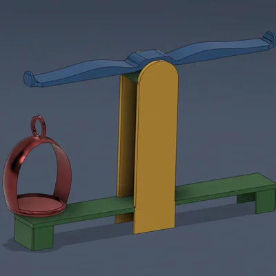 Cân Thăng Bằng Khay Lồng (Cage Balance Scale)
