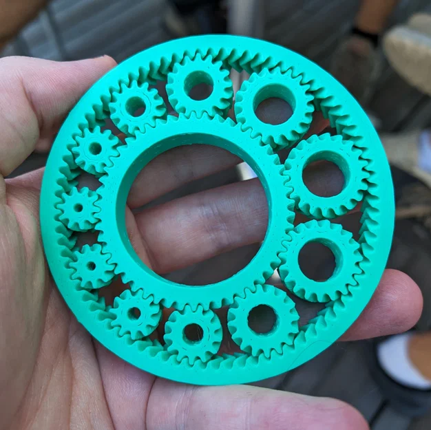 Bộ Bánh Răng Hành Tinh Lệch Tâm 12 (Eccentric Planetary Gears 12) - Image 1