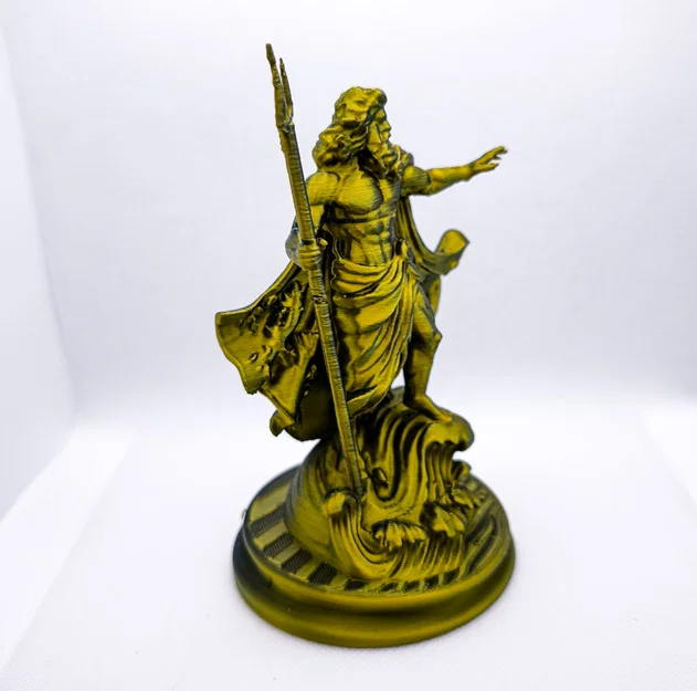 Tượng Poseidon (Greek Mythology) – Mô hình in 3D STL chi tiết cao - Image 2