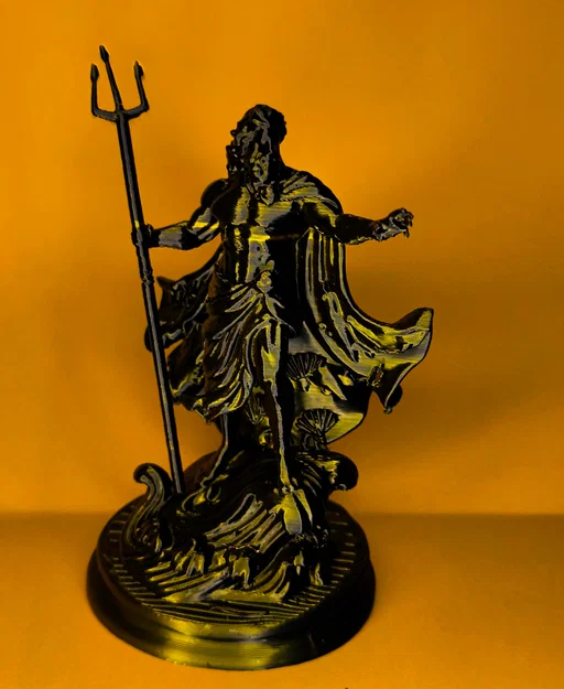 Tượng Poseidon (Greek Mythology) – Mô hình in 3D STL chi tiết cao - Image 4