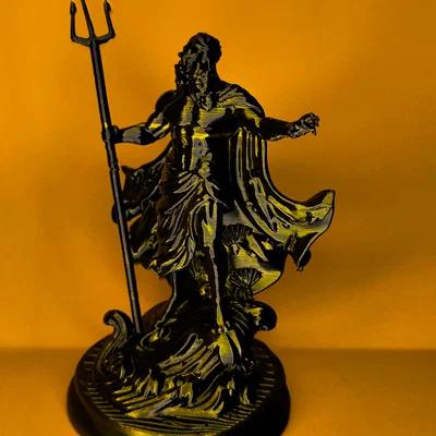 Tượng Poseidon (Greek Mythology) – Mô hình in 3D STL chi tiết cao