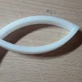 Mô hình in 3D biểu tượng hình cá Ichthys (Jesus Fish) trang trí - Thumbnail 3