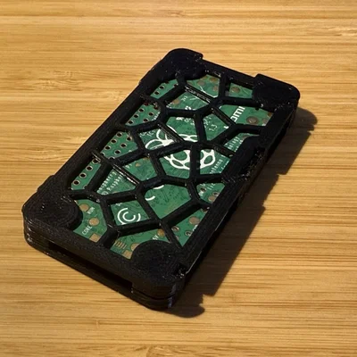 Vỏ Case 3D Raspberry Pi Zero 2 W Có Thông Gió Tổ Ong (Hinged)