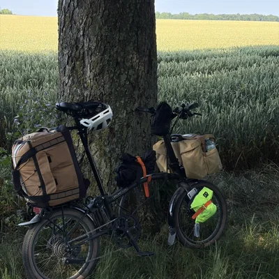 Baga cho Brompton: Rack phuộc G Line + Rack khung cho mọi Brompton