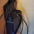 Giá treo tường trạm sạc USB-C 8 cổng Fnitaer 720W kèm kẹp/organizer dây - Thumbnail 4