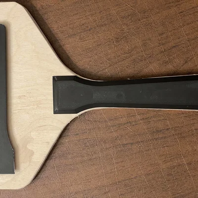 Khuôn vợt Pickleball gỗ Gen 2 (Gen 2 Wooden Pickleball Paddle Template)