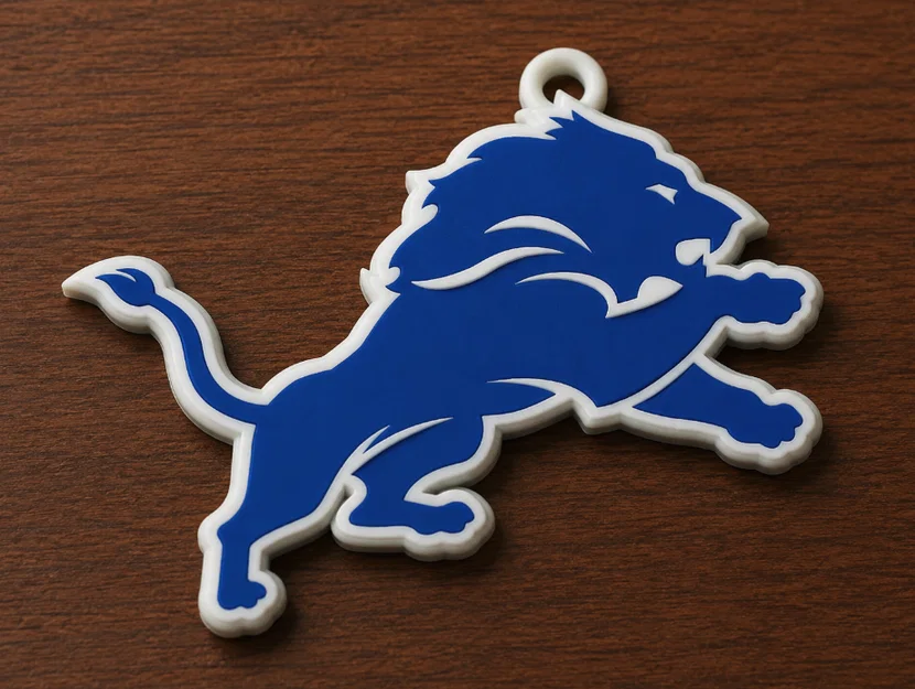 Mô hình dây chuyền Detroit Lions Oversized Fan Chain - Phụ kiện cho fan - Image 1
