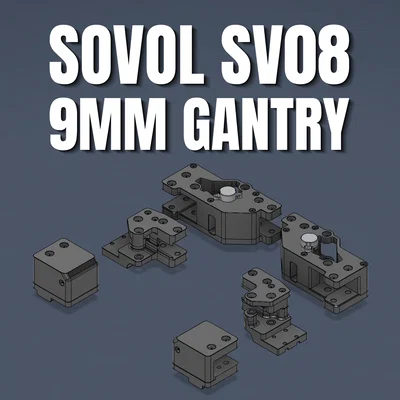 Nâng cấp Gantry SV08 9mm & Double Shear Support