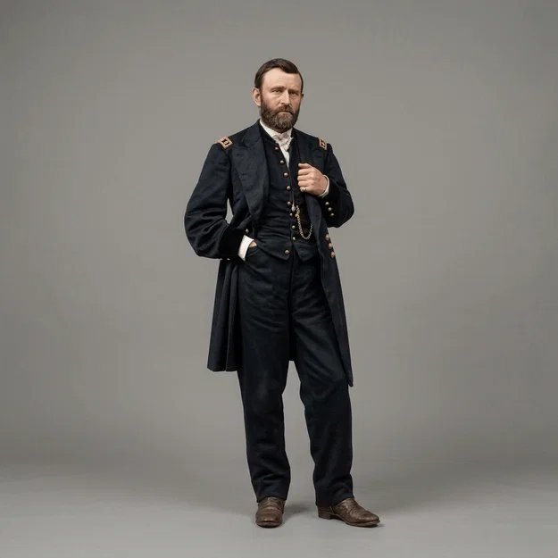 Mô hình 3D Ulysses S. Grant - Nhân vật lịch sử đầy uy nghiêm - Image 1