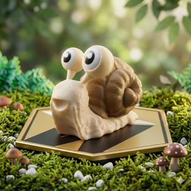 Snail Buddy – Mô Hình Dễ Thương & Đồ Chơi Trang Trí Bàn Làm Việc - Image 1