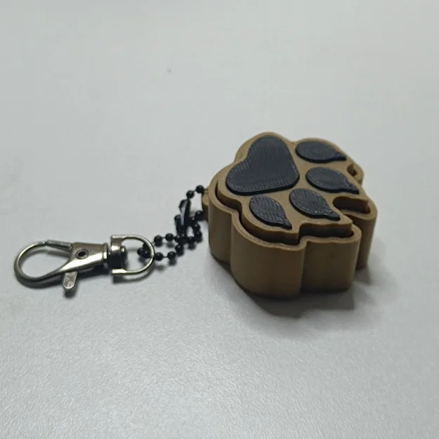 Móc Khóa Fidget Click Hình Bàn Chân Cún (Dog Paw Clicker) - Image 3