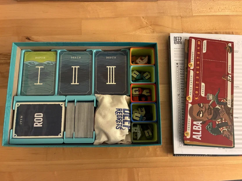 Bộ khay đựng (insert) cho game Deep Regrets - Image 3