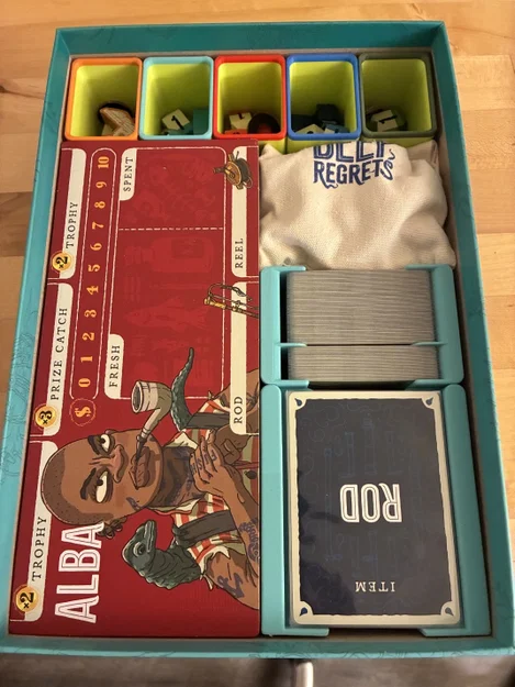 Bộ khay đựng (insert) cho game Deep Regrets - Image 4