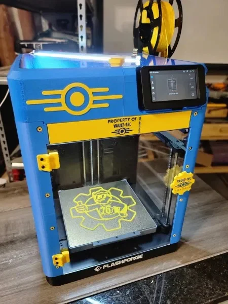Vỏ bọc Flashforge Adventurer 5M – Fallout Edit (Vault-Tec) - Image 1