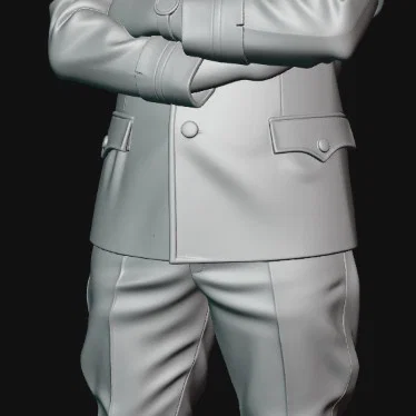 Mô hình 3D nhân vật lịch sử Benito Mussolini tỉ lệ 1:35