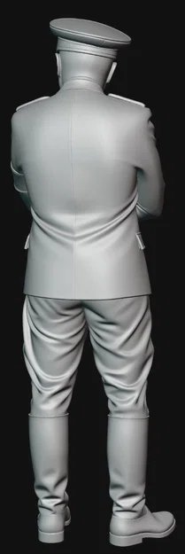 Mô hình 3D nhân vật lịch sử Benito Mussolini tỉ lệ 1:35 - Image 4