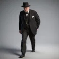 Mô hình 3D Winston Churchill – Tượng nhân vật lịch sử tỉ lệ 1:35 - Thumbnail 1