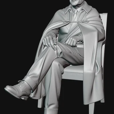 Mô hình 3D Franklin Delano Roosevelt lịch sử cho máy in Resin
