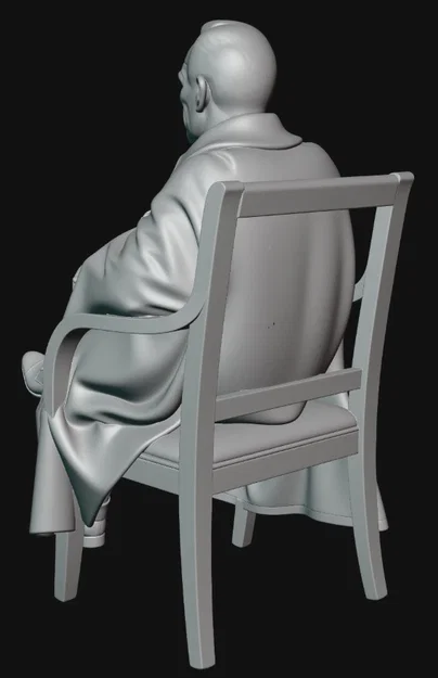Mô hình 3D Franklin Delano Roosevelt lịch sử cho máy in Resin - Image 4