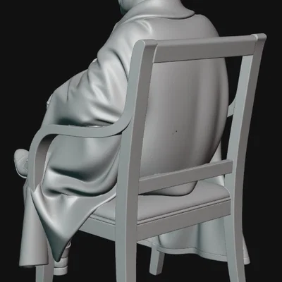 Mô hình 3D Franklin Delano Roosevelt lịch sử cho máy in Resin