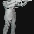 Mô hình 3D Winston Churchill cầm súng tiểu liên - Tỷ lệ 1:35 - Thumbnail 3