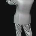 Mô hình 3D Winston Churchill cầm súng tiểu liên - Tỷ lệ 1:35 - Thumbnail 4