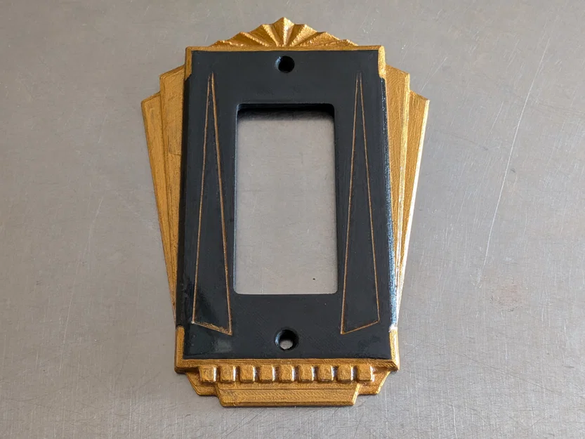 Ốp che công tắc Decora 1 khe phong cách Art Deco - Image 2