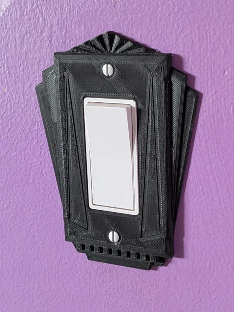 Ốp che công tắc Decora 1 khe phong cách Art Deco - Image 3