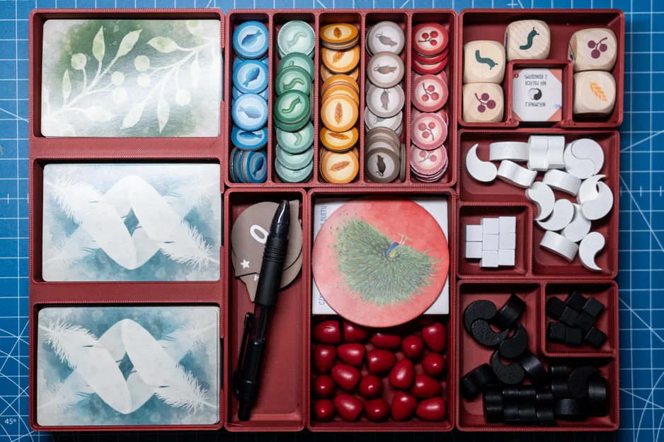Insert Organizer đầy đủ cho Wingspan Asia (Full Insert Organizer) - Image 1