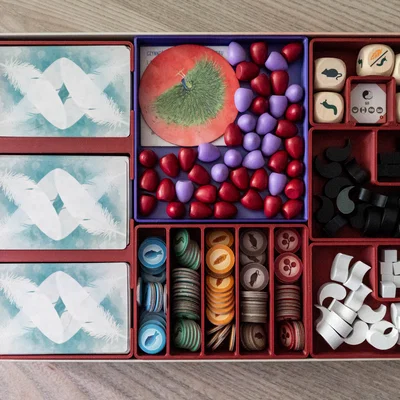 Khay Insert Organizer full cho Wingspan Asia + Europe