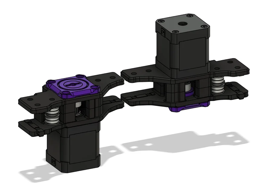 Voron Trident R2 mod pin motor AB & short shaft double shear (monolith + Crazy Ivan) - Image 4