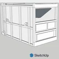 Mô hình Komprimator (Thùng chứa nén rác) in 3D chi tiết - Thumbnail 1