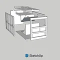 Mô hình Komprimator (Thùng chứa nén rác) in 3D chi tiết - Thumbnail 3