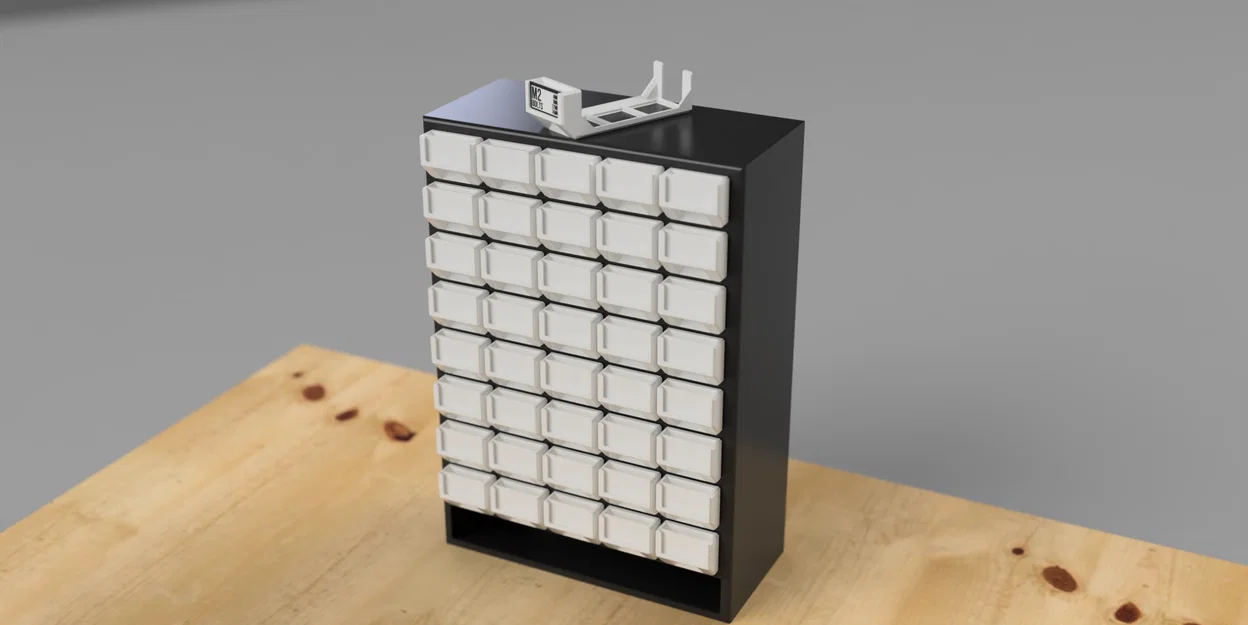 Ngăn kéo Gridfinity thay thế cho Harbor Freight 40 Bin Organizer - Image 3