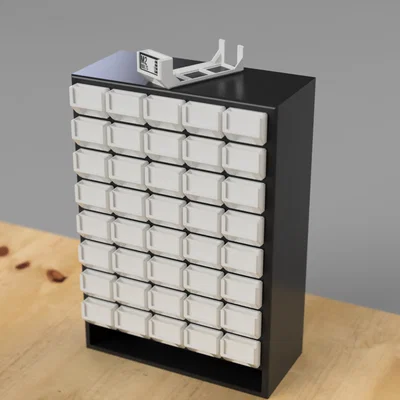 Ngăn kéo Gridfinity thay thế cho Harbor Freight 40 Bin Organizer