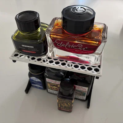 Kệ Xếp Chai Mực Modular (Modular Ink Bottle Shelf)