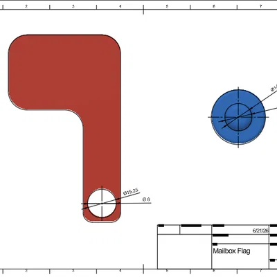Cờ hộp thư (Mailbox Flag) – Không cần phần cứng