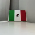 Mô hình cờ Mexico 3D lắp ráp không cần máy in đa màu - Thumbnail 1