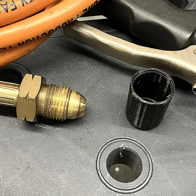Nắp chụp lưu trữ / chắn bụi cho đầu dây propane bằng TPU
