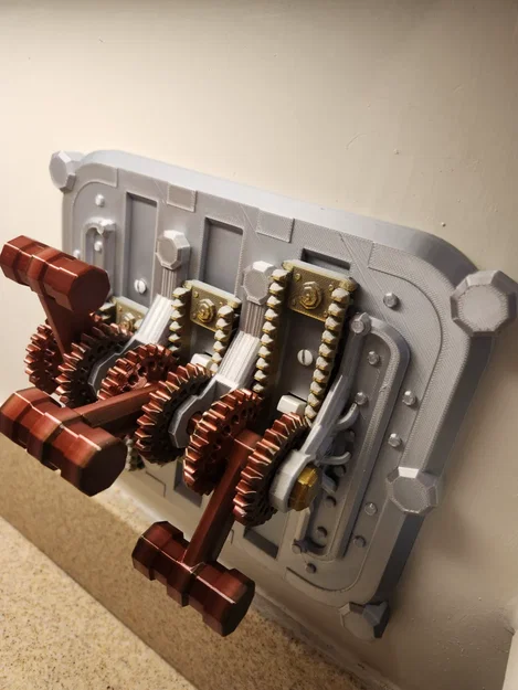 Công tắc đèn 3 bánh răng & cần gạt (Triple Gear and Lever Light Switch) - Image 2