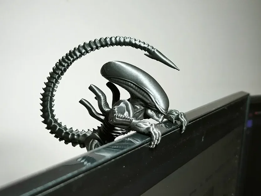 Mô hình trang trí màn hình Monitor Buddy hình Alien cực chất - Image 1