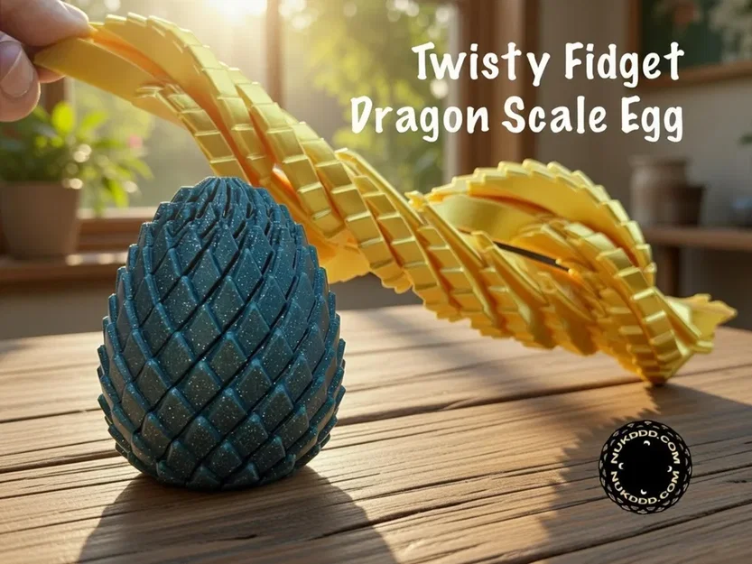 Mô hình đồ chơi fidget trứng rồng xoắn giải tỏa căng thẳng - Image 1