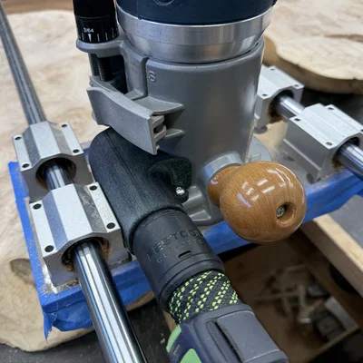 Cổng hút bụi Bosch 1617, nối ống Festool bên hông